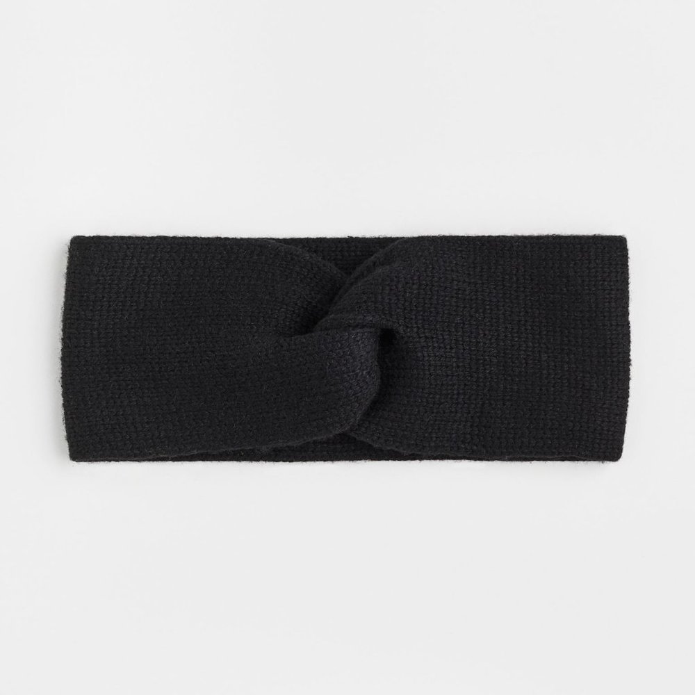 H&M – Knit Headband (Black)